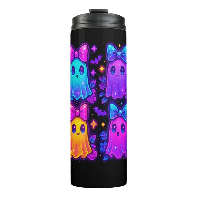 Coquette Iridescent Halloween Thermosbecher (Vorderseite)