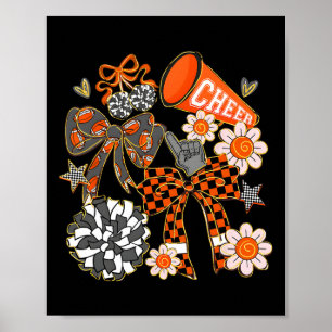 Coquette-Jubelbogen Sport Cheerleader Cheerleading Poster