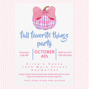 Coquette Kariert Pumpkin Fall Favorite Dinge Party