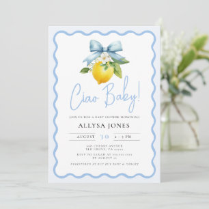 Coquette Lemon Ciao Baby Italienische Wavy Baby Du Einladung