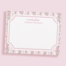 Coquette Liebe Shack Thema Personalisiert Stationi Mitteilungskarte