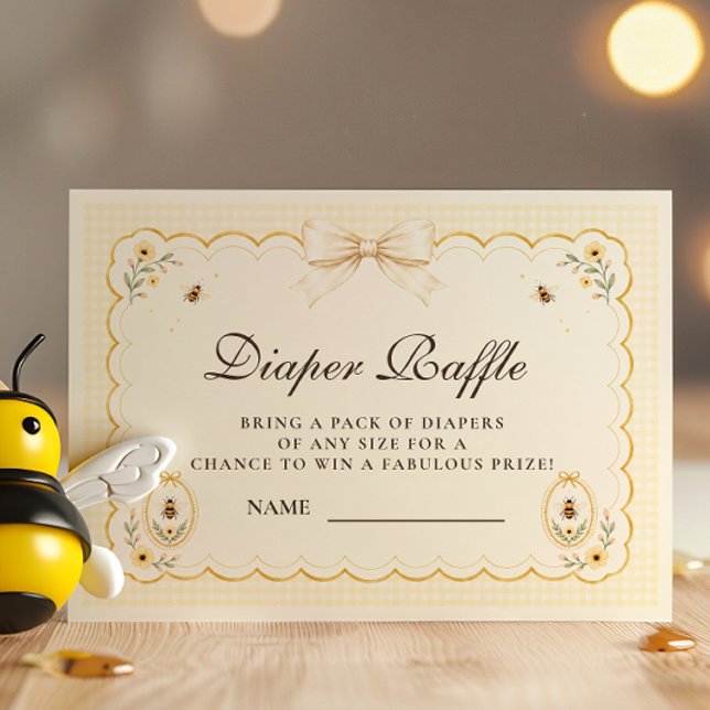 Coquette Mama To Bee Windel-Raffle Begleitkarte (Von Creator hochgeladen)