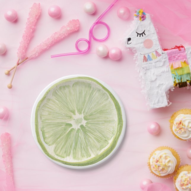 Coquette Margarita Lime Pappteller (Party)
