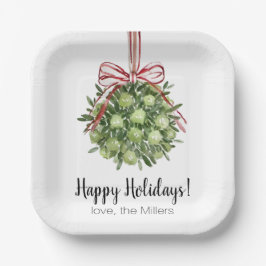 Coquette Mistletoe Watercolor Paper Teller