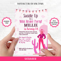 Coquette Pays-Bas Occidental Invitation B-day