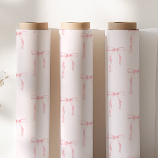 Coquette Pink Bow Geschenkpapier