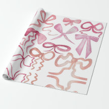 Coquette Pink Bow Girls Babydusche