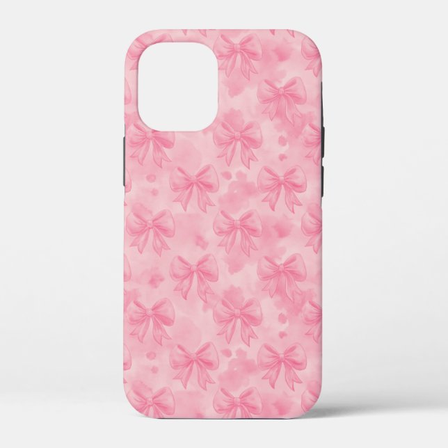 Coquette Pink Bows Case-Mate iPhone Hülle (Rückseite)