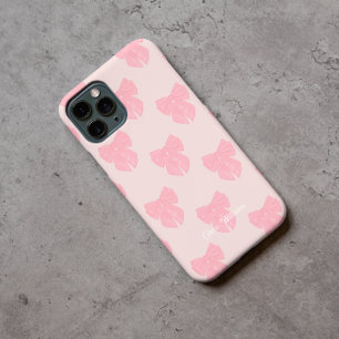 Coquette Pink Ribbon Bow Case-Mate iPhone Hülle