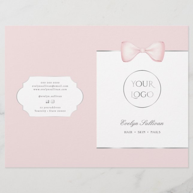 Coquette Rosa Bug Services Menübroschüre (Vorderseite)