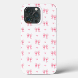 Coquette Rosa Schleifen Nahtloses Muster Case-Mate iPhone Hülle