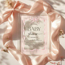 Coquette Rosa Schleifen Streifen Mädchen Baby-Part