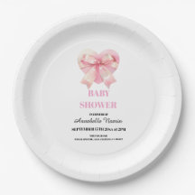 Coquette Rosa Schleifenband Mädchen Baby-Party