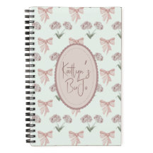 Coquette Rose et Bow Bullet Journal