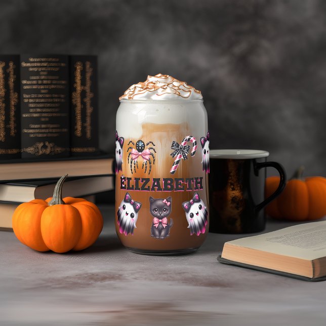 Coquette rose et noire Fantôme d'Halloween (Créateur téléchargé)