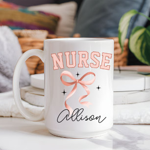 Coquette rose Mug infirmière, Cadeau de fin d'étud