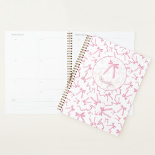 Coquette rose pâle motif personnalisé