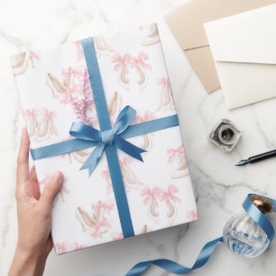 Coquette-Schuhmuster Geschenkpapier