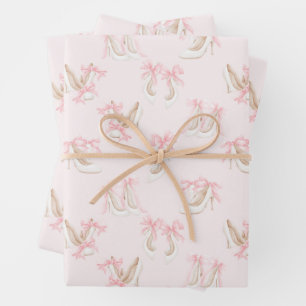 Coquette-Schuhmuster Geschenkpapier Set