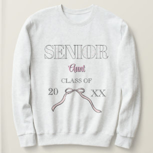 Coquette Senior-Tante Absolventin Benutzerdefinier Sweatshirt