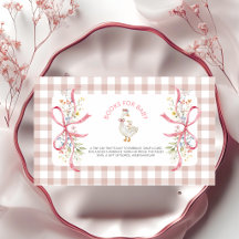 Coquette Silly Goose Bücher für Baby-Karte
