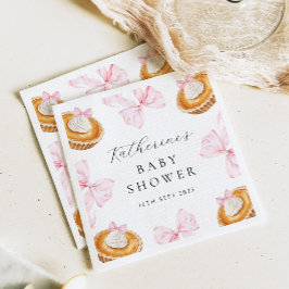 Coquette Süsse Pie Babydusche Papier Napkin Serviette