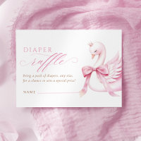Coquette Swan Princess Baby Dusche Windeln Raffel