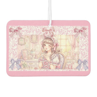 Coquette Tea Time – Pastel Ribbon Autolufterfrischer