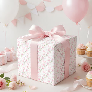 Coquette Toile De Jouy Rosa Schleifen Geschenkpapi Geschenkpapier
