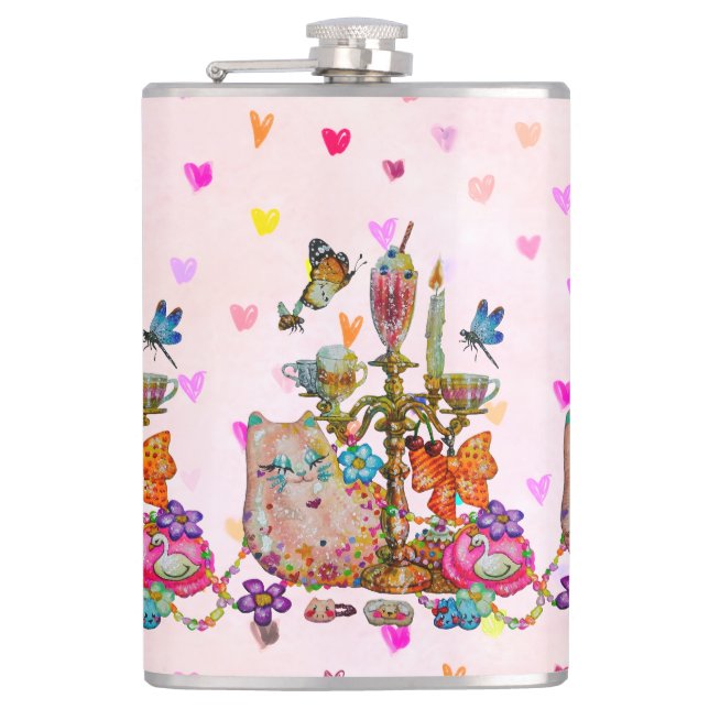Coquette Water Bottle Flachmann (Vorderseite)