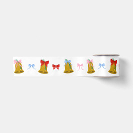 Coquette Weihnachtsglocken und Bows Preppy Classic Satinband