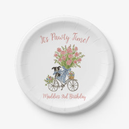 Coquette Welppy Geburtstagsparty Paper Teller