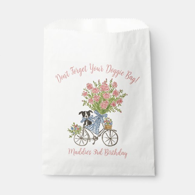 Coquette Welppy-Party-Leckereien Geschenktütchen (Vorderseite)
