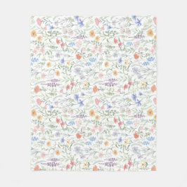 Coquette Wildflower Meadow  Fleecedecke