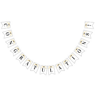 Coquette Yellow Bow Herzlichen Glückwunsch   Absch Wimpelkette