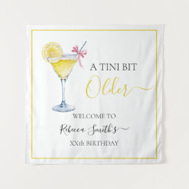 Coquette Zitronencocktail Ein bisschen älter zum G Wandteppich