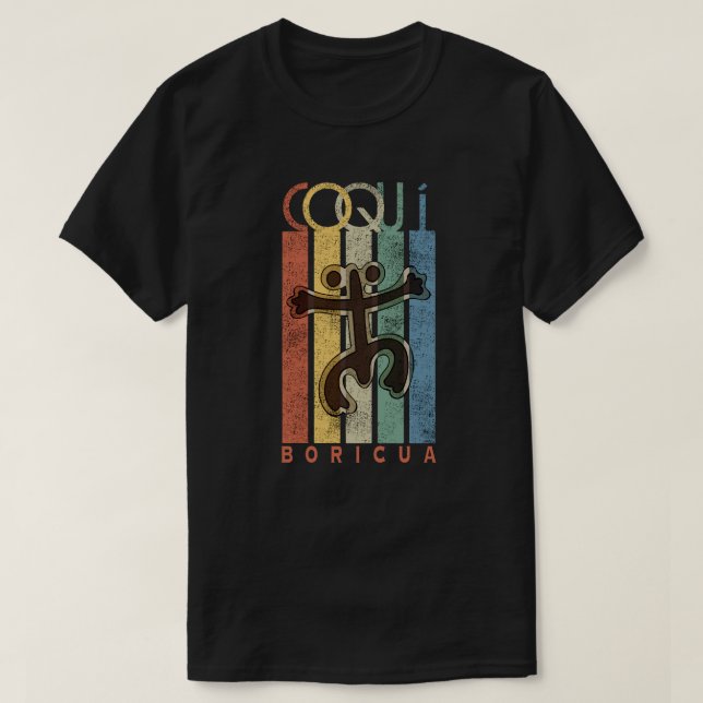 Coqui Boricua T-Shirt (Design vorne)