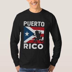 Coqui Frog Puerto Rico Pride Boricua Puerto Rico T-Shirt
