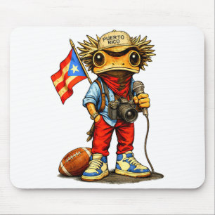 Coqui Frosch Puerto Rico Flag puerto-ricanischer F Mousepad