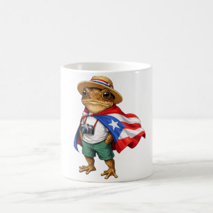 Coqui Frosch Puerto Rico Flag puerto-ricanischer T Kaffeetasse