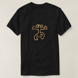 Coqui Taino über Holz T-Shirt