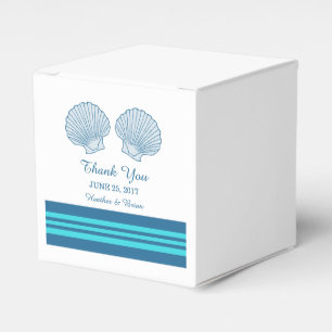 Coquillages bleu turquoise Ballotins