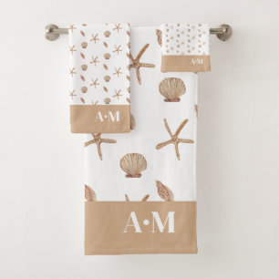 Coquillages Camel Initiales blanches
