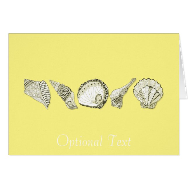 Coquillages Personnalisables En Couleur (Devant horizontal)