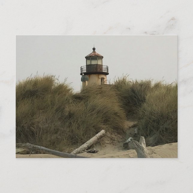 Coquille River Lighthouse, OR Postkarte (Vorderseite)
