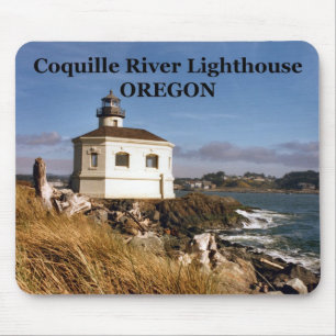 Coquille River Lighthouse, Oregon Mousepad