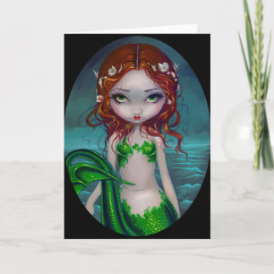 "Coquilles carte de voeux dans mes cheveux"