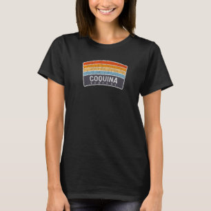 Coquina Strand NC Urlaub Sonnenaufgangskurve T-Shirt
