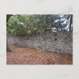Coquina-Stützmauer Postkarte