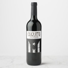 Coquito 100% Puertorico Weinetikett
